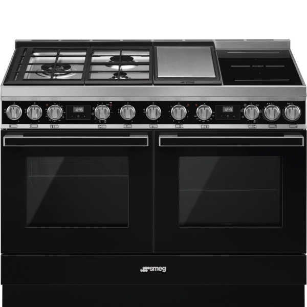 Smeg CPF120IGMPBL Portofino 120cm Range Cooker with Mixed Top