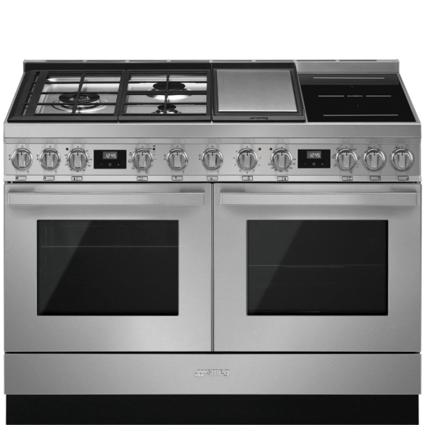 Smeg CPF120IGMPX Portofino 120cm Range Cooker with Mixed Top
