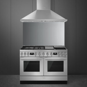 Smeg CPF120IGMPX Portofino 120cm Range Cooker with Mixed Top