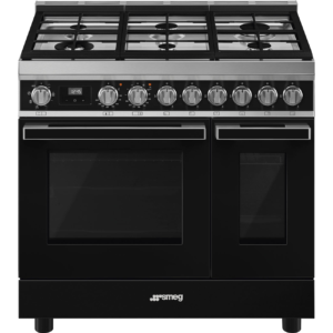 Smeg CPF92GMBL 90cm Range Cooker with Gas Top