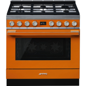 Smeg CPF9GPOR Portofino 90cm Range Cooker with Gas Top