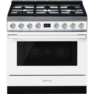 Smeg CPF9GPWH Portofino 90cm Range Cooker with Gas Top