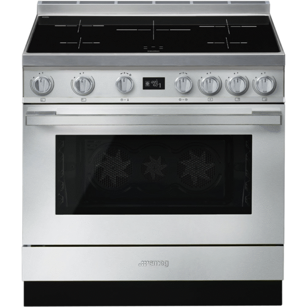 Smeg CPF9IPX Portofino 90cm Range Cooker with Induction Top