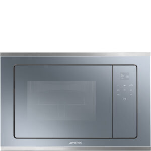 Smeg Cucina Built-in Microwave with grill Silver FMI420S2