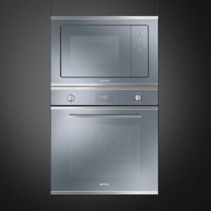 Smeg Cucina Built-in Microwave with grill Silver FMI420S2