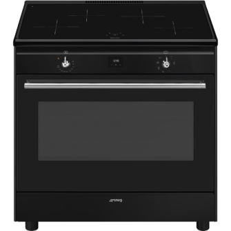 Smeg CX91IMBL Concert Classic 90cm Range Cooker with Induction Top