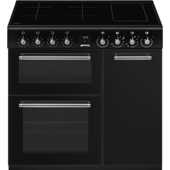 Smeg CX93IMBL Concert Classic 90cm Range Cooker with Induction Top