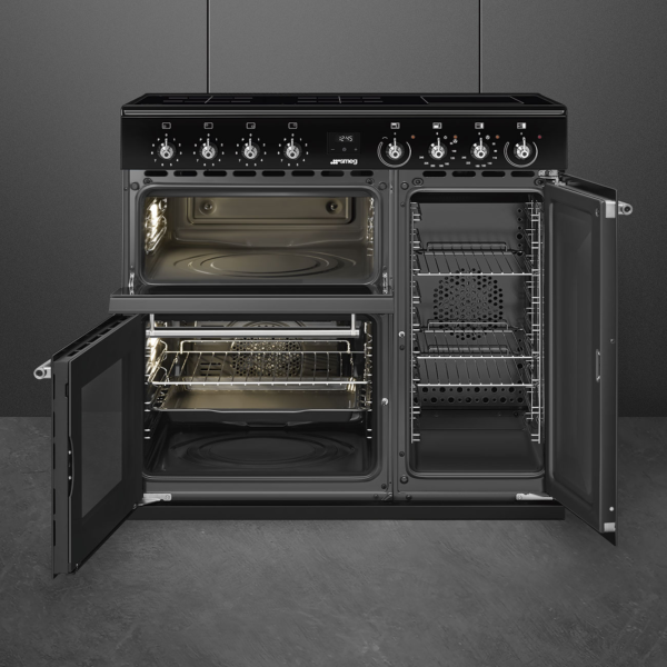 Smeg CX93IMBL Concert Classic 90cm Range Cooker with Induction Top