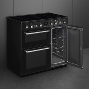 Smeg CX93IMBL Concert Classic 90cm Range Cooker with Induction Top