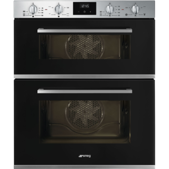 Smeg DUSF400B Built Under Double Oven