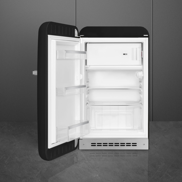 Smeg FAB10LBL5 55cm Left Hand Hinge Fridge with Freezer Box
