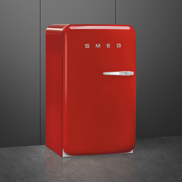 Smeg FAB10LRD6 55cm Left Hand Hinge Fridge with Icebox