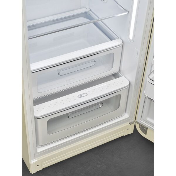 Smeg FAB28RCR5UK 50’s Style Freestanding Fridge Right Hinge Cream