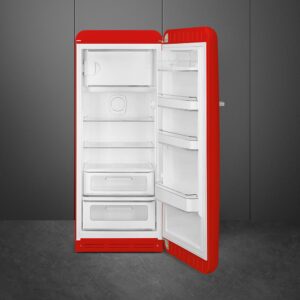 Smeg FAB28RRD5UK 50’s Style Freestanding Fridge Right Hinge Red