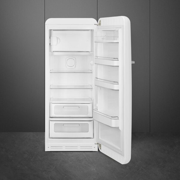 Smeg FAB28RWH5UK 50’s Style Freestanding Fridge Right Hinge White