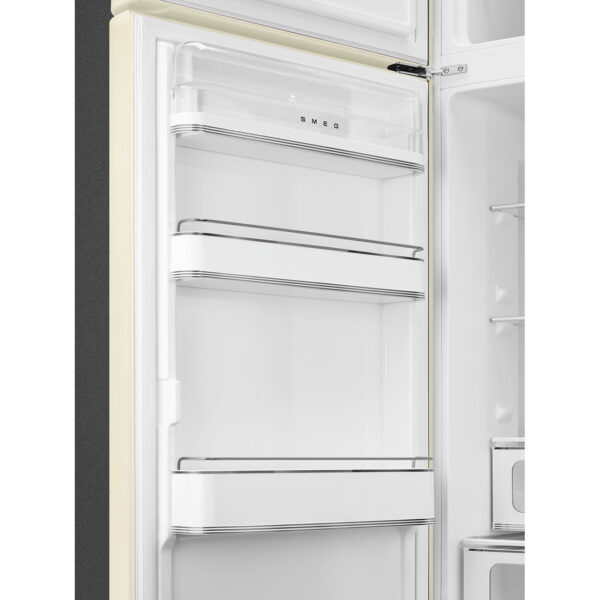 Smeg FAB30LCR5UK 50’s Style Freestanding Left Hinge Fridge Freezer Cream