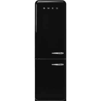 Smeg FAB32LBL5UK 50’s Style 60/40 Freestanding Left Hinge Fridge Freezer Black