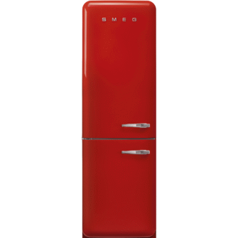 Smeg FAB32LRD5UK 50’s Style 60/40 Freestanding Left Hinge Fridge Freezer Red