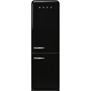 Smeg FAB32RBL5UK 50’s Style 60/40 Freestanding Right Hinge Fridge Freezer Black