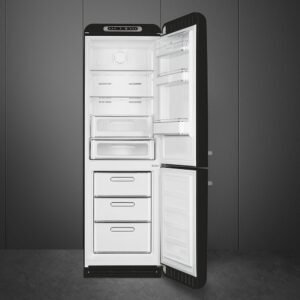 Smeg FAB32RBL5UK 50’s Style 60/40 Freestanding Right Hinge Fridge Freezer Black