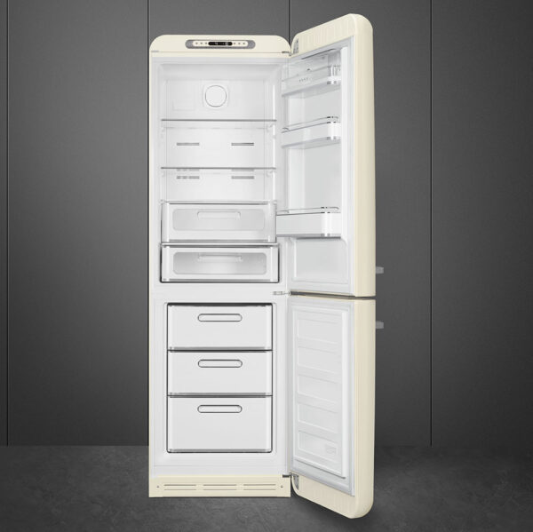 Smeg FAB32RCR5UK 50’s Style 60/40 Freestanding Right Hinge Fridge Freezer Cream