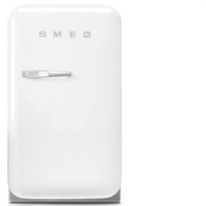 Smeg FAB5RWH5 40cm White Small 50s Style Right Hand Hinged Fridge