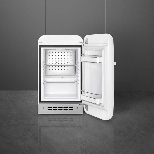 Smeg FAB5RWH5 40cm White Small 50s Style Right Hand Hinged Fridge