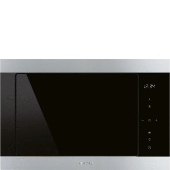 Smeg FMI320X2 Classic Built In Microwave with Grill Stainless Steel