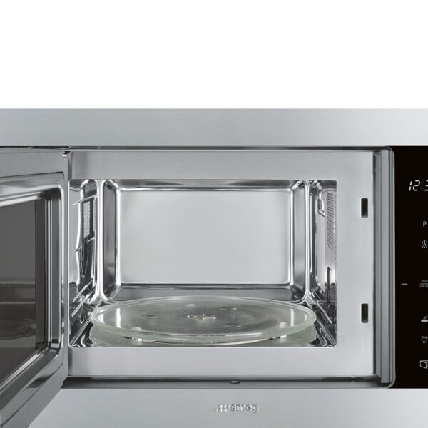 Smeg FMI320X2 Classic Built In Microwave with Grill Stainless Steel