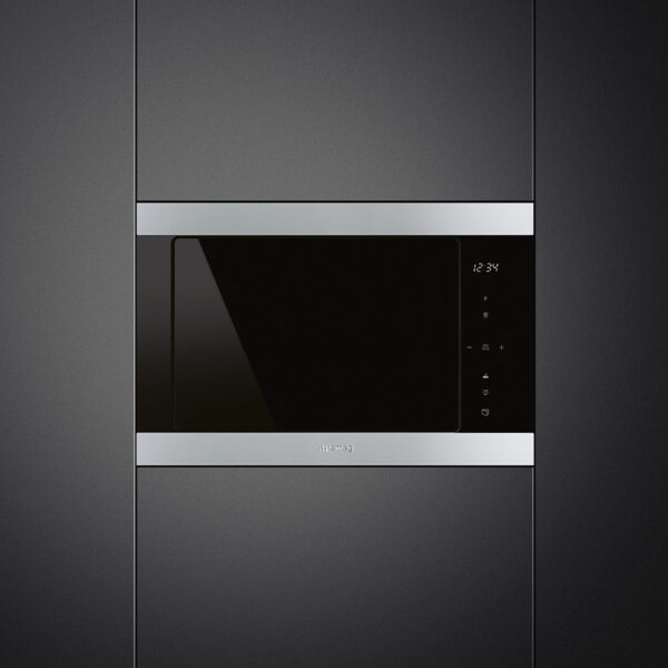 Smeg FMI325X Classic Built In Microwave with Grill Stainless Steel