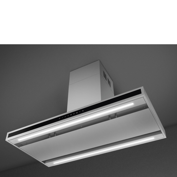Smeg KLTI9L4X 90cm Chimney Island Hood
