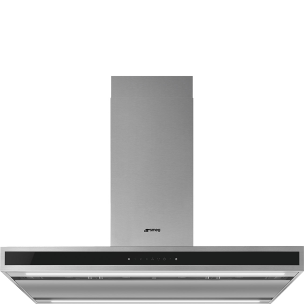 Smeg KLTI9L4X 90cm Chimney Island Hood