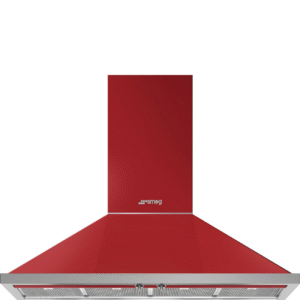 Smeg KPF12RD 120cm Chimney Wall Hood Red