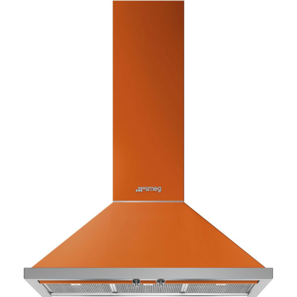 Smeg KPF9OR 90cm Chimney Wall Hood Orange