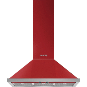 Smeg KPF9RD 90cm Chimney Wall Hood Red
