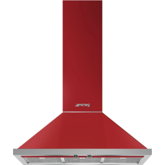 Smeg KPF9RD 90cm Chimney Wall Hood Red