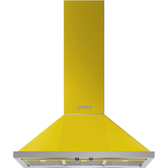 Smeg KPF9YW 90cm Chimney Wall Hood Yellow