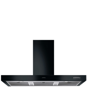 Smeg KS110BLE 110cm Chimney Wall Hood Black