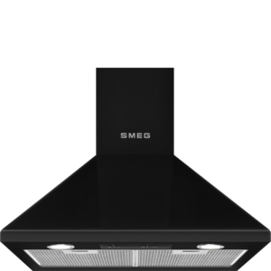 Smeg KSED65NEE 60cm Chimney Wall Hood Black