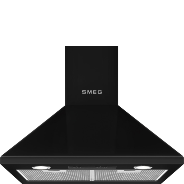 Smeg KSED65NEE 60cm Chimney Wall Hood Black