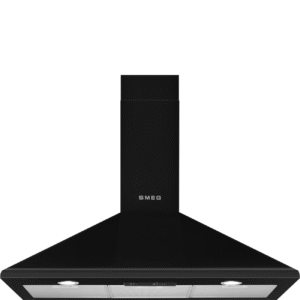 Smeg KSED95NEE 90cm Chimney Wall Hood Black