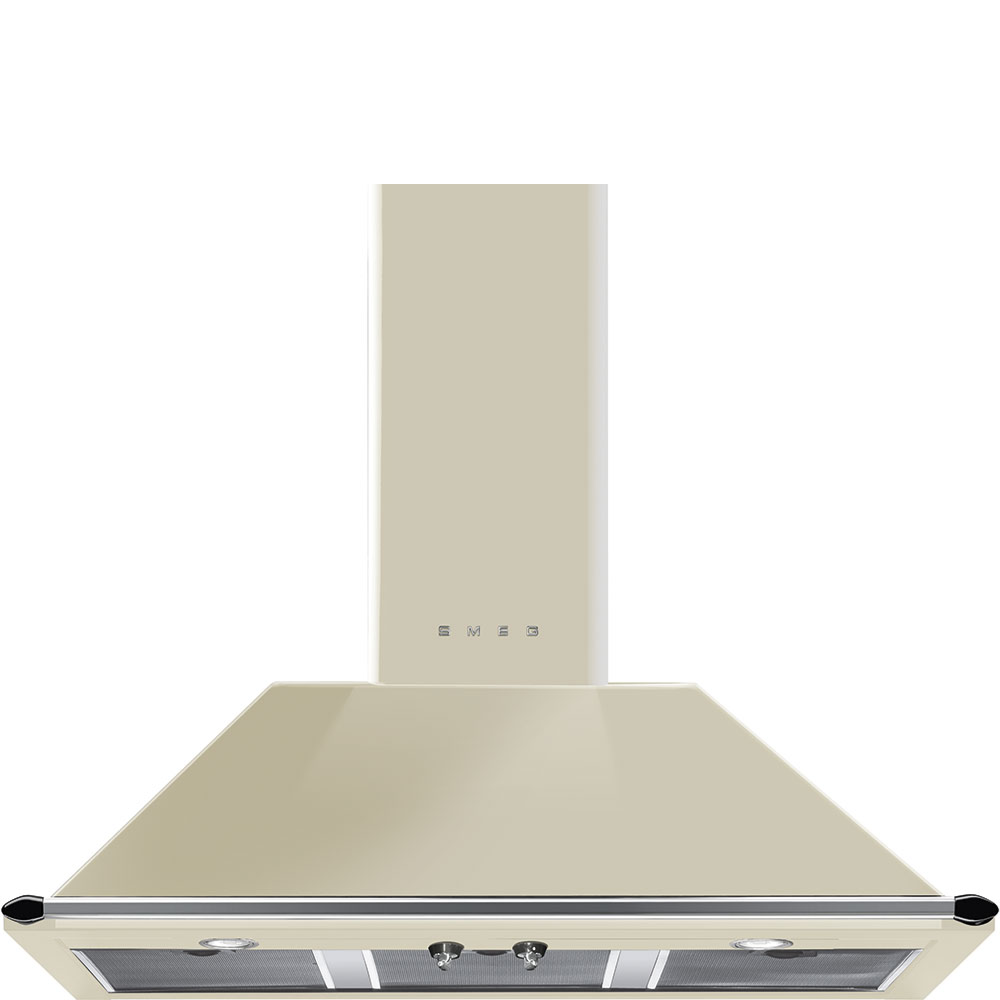 Smeg Kt100pe 100Cm Chimney Wall Hood Cream
