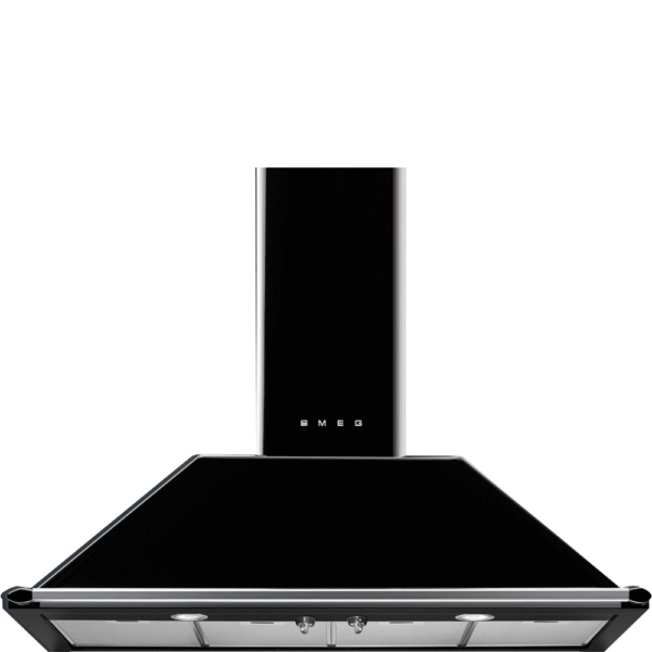 Smeg KT110BLE 110cm Chimney Wall Hood Black