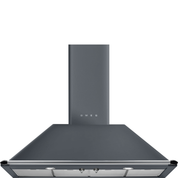 Smeg KT110GRE 110cm Chimney Wall Hood Slate Grey