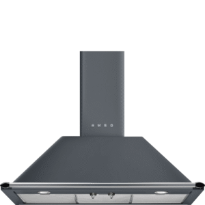 Smeg KT90GRE 90cm Chimney Wall Hood Slate Grey