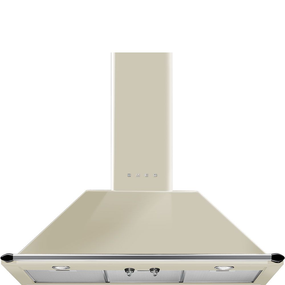 Smeg 90Cm Chimney Wall Hood Cream Kt90pe