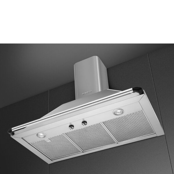Smeg KTR90XE 90cm Chimney Wall Hood Stainless Steel