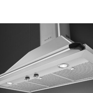 Smeg KTR90XE 90cm Chimney Wall Hood Stainless Steel
