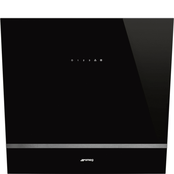 Smeg KV26N 60cm Angled Wall Hood Black