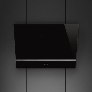 Smeg KV28N 80cm Angled Wall Hood Black